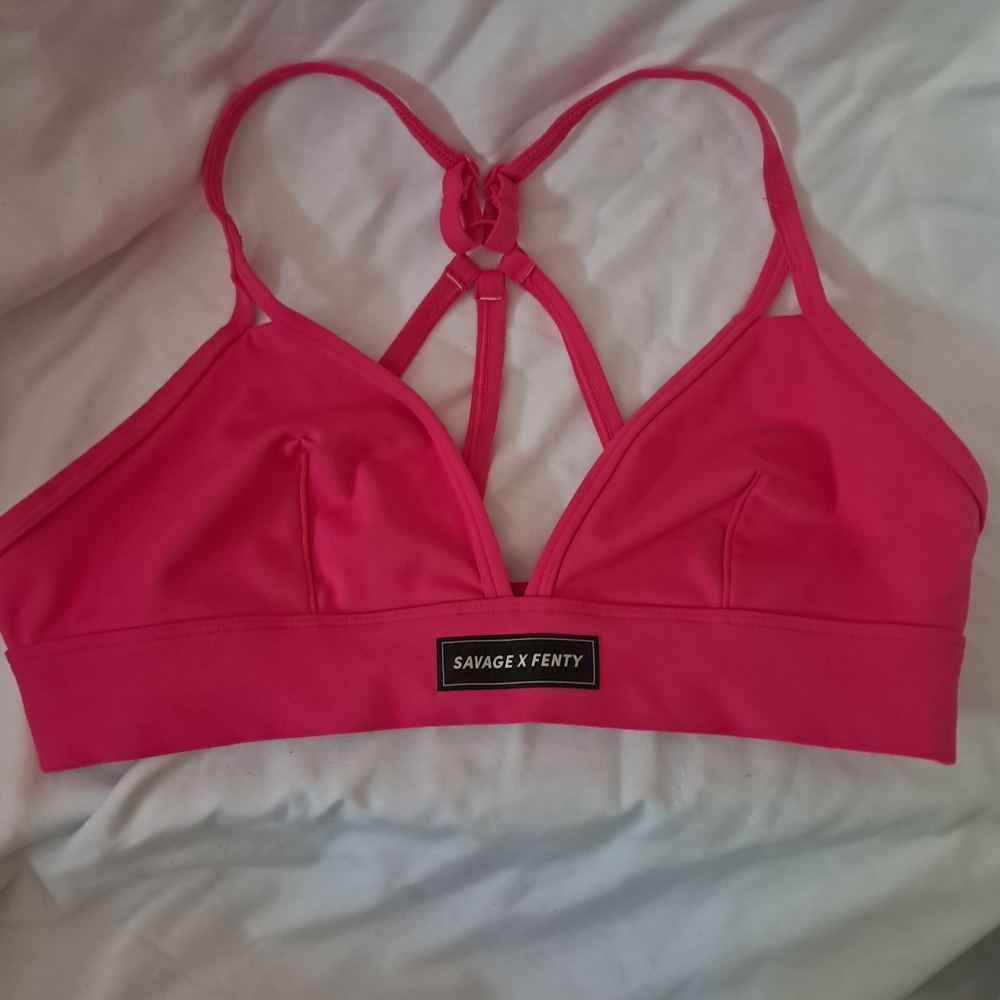 Savage x Fenty Womens Spotlight Low-Impact Sports Bras Set Of 3 EUC - Picture 6 of 16